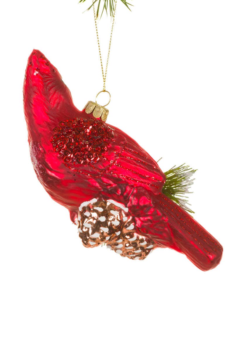 Starlight Collection - Wholesale Ornament - NEW-Red Cardinal Ornament2