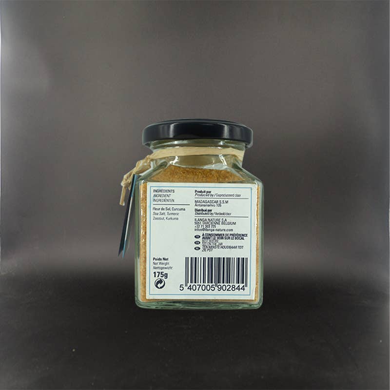Ilanga Nature - Wholesale Salt - Turmeric Fleur de Sel 175g1