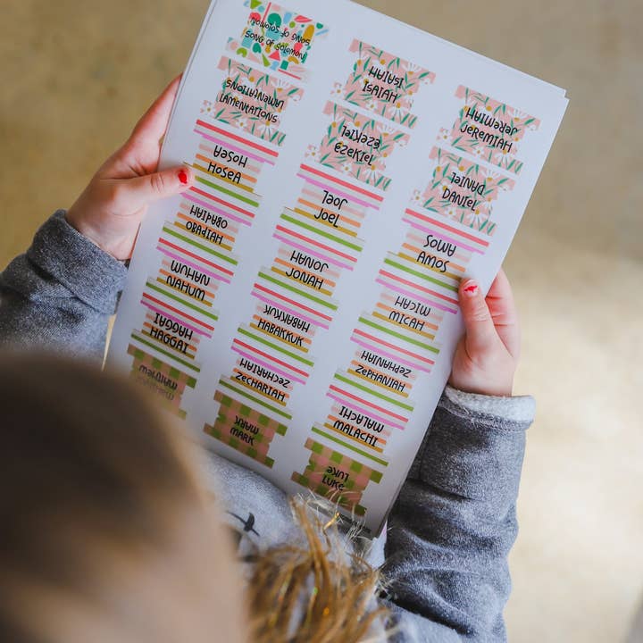 Crew + Co - Wholesale Sticker - Kids & Baby - Bible Tabs for Girls2