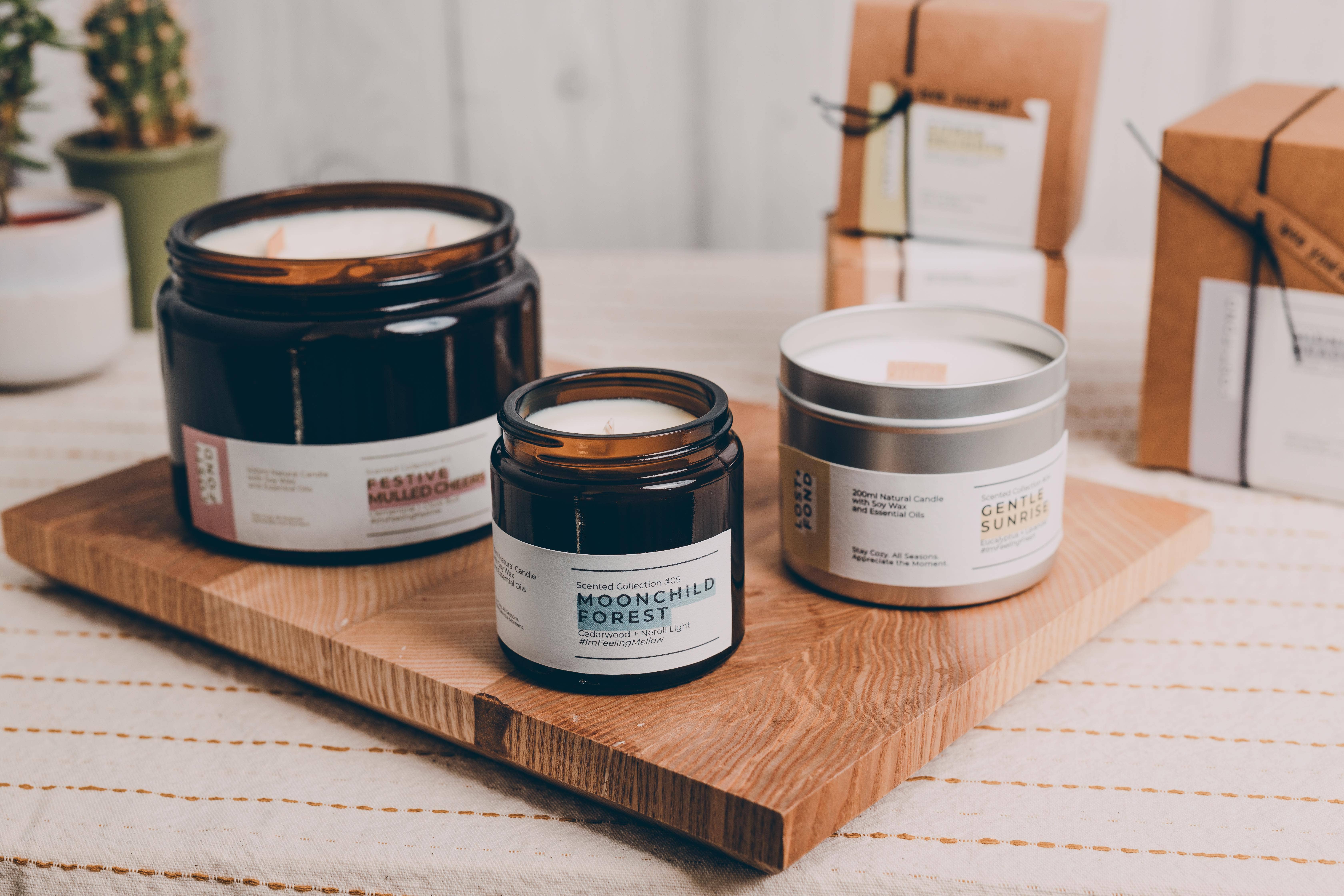 LostFond Candles – wholesale Jar/filled candle – Bergamot & Sweet Orange Essential Oil Vegan Soy Candle8