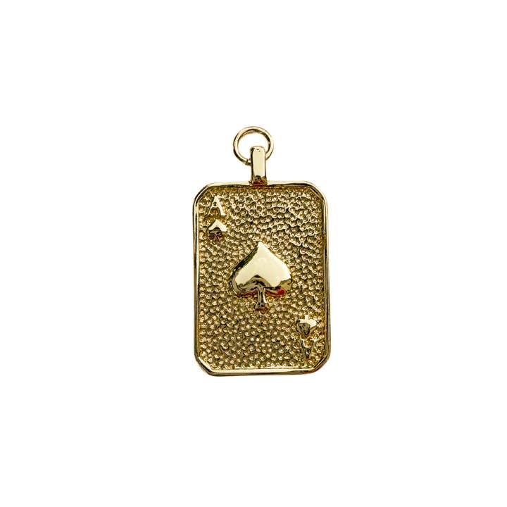 Savvy Bling - Wholesale Individual Charm/Pendant - Ace Card Charm For Charm Necklace & Bracelet