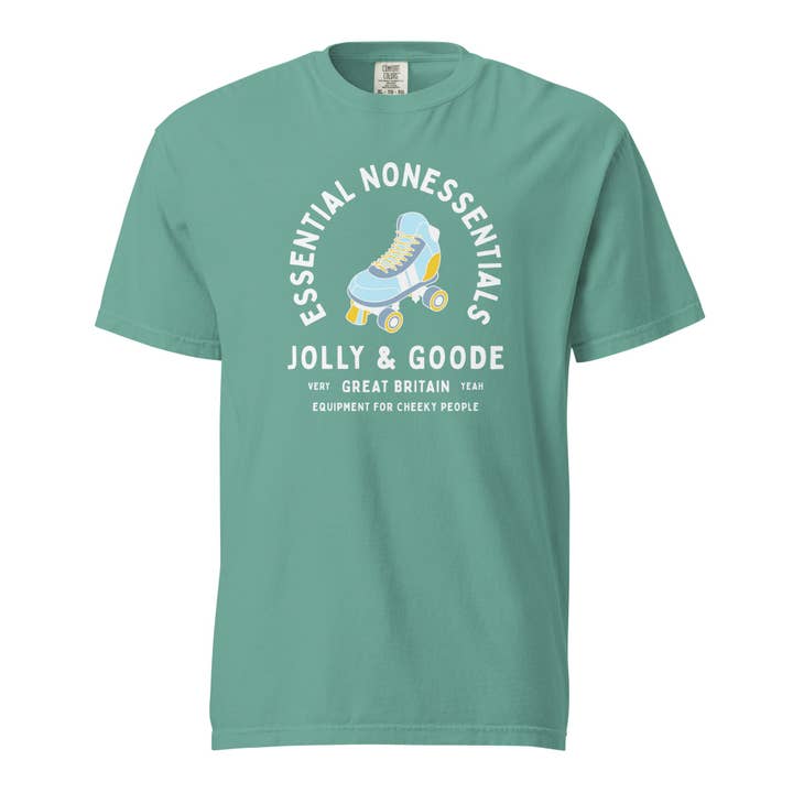 Jolly & Goode - Wholesale Screen Printed T-Shirt - Unisex - Essential Nonessentials Roller Skate Tee4