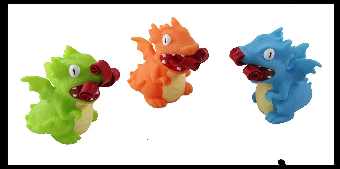Curious Minds Toys - Venta al por mayor Pelota antiestrés - Niños - Dragón que Escupe Fuego - Juguete Apretable Lindo - Divertido Juguete Antiestrés - Único8