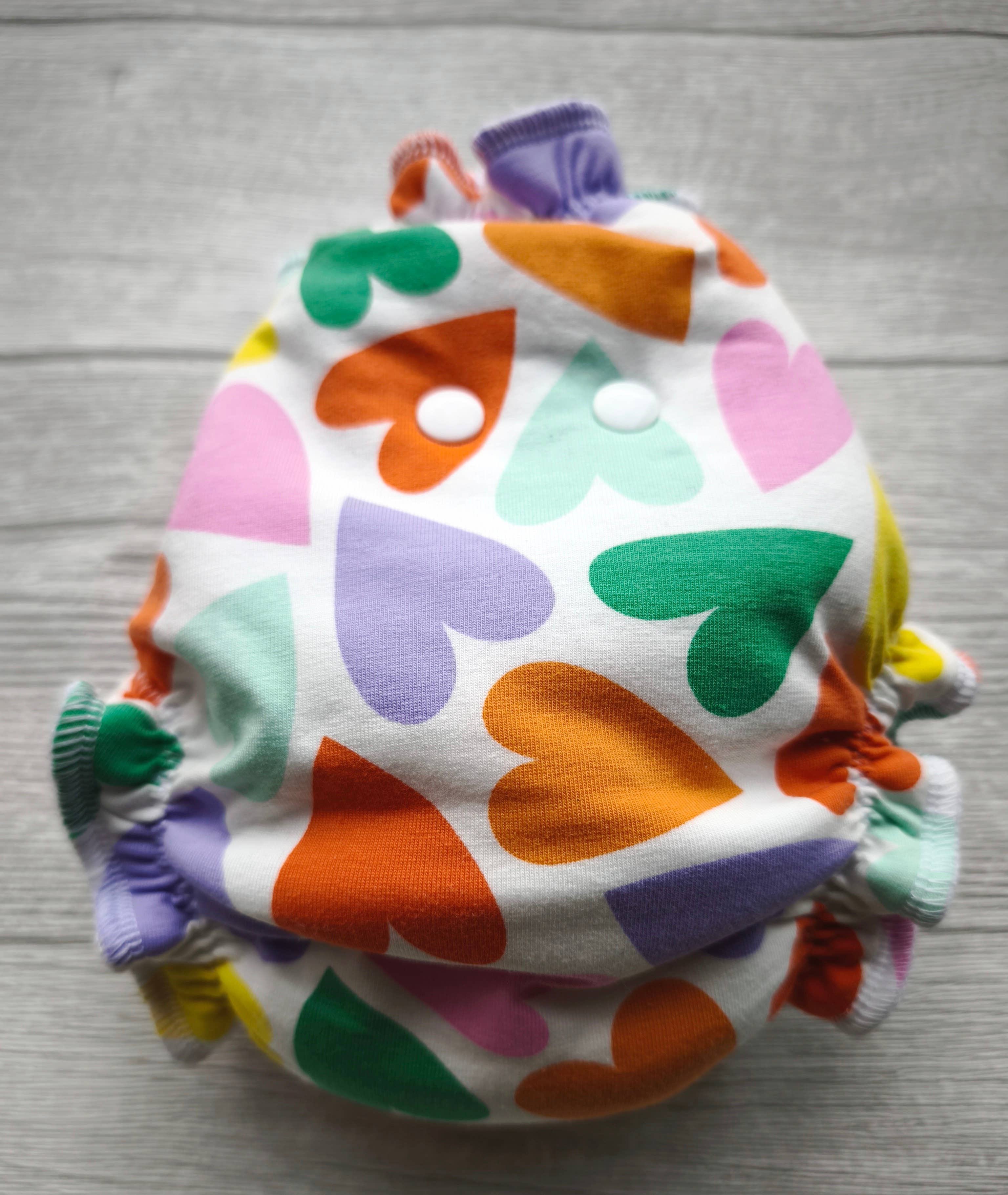 KKfabricsandcreations - Vendita all'ingrosso Pannolino lavabile - Neonati - Cuori di pannolini di stoffa, interno in bambù1