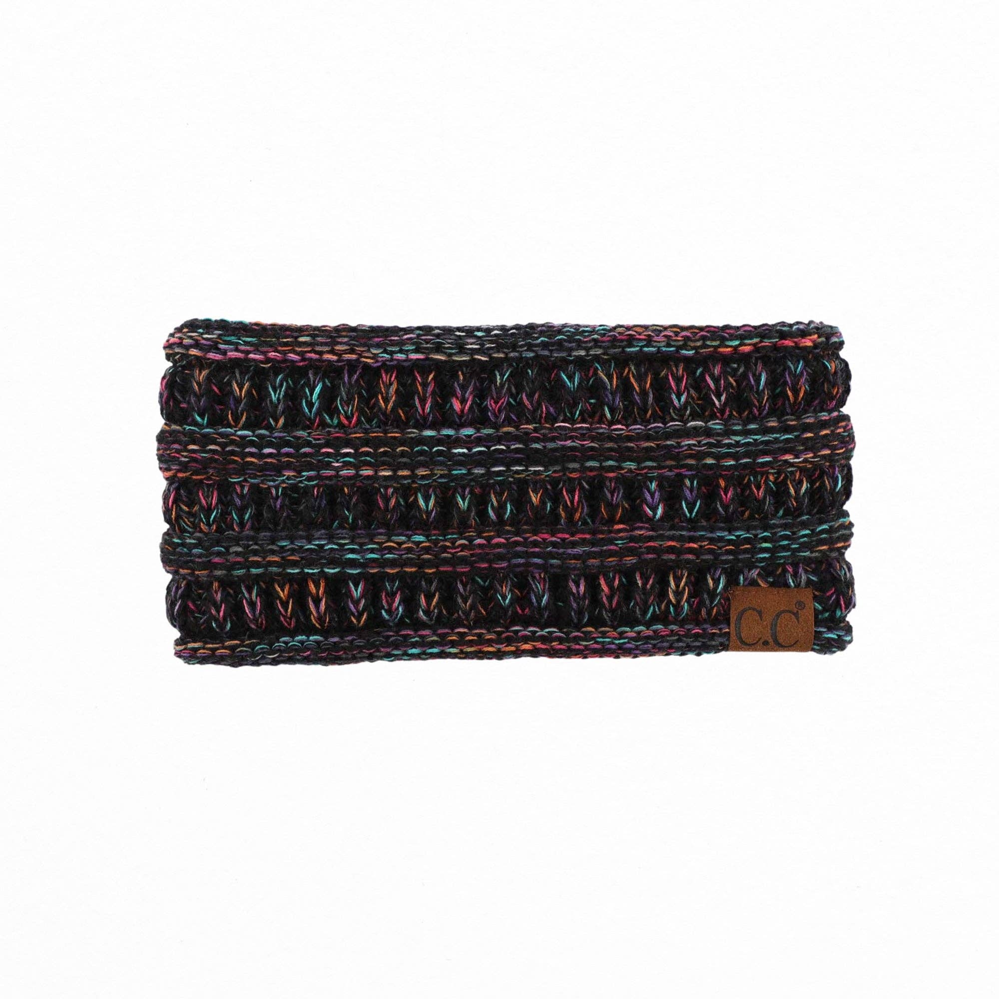 Truly Contagious - Vente Bandeau – femme - Couvre-tête CC multicolore doublé sherpa pour femmes (HW-826)6