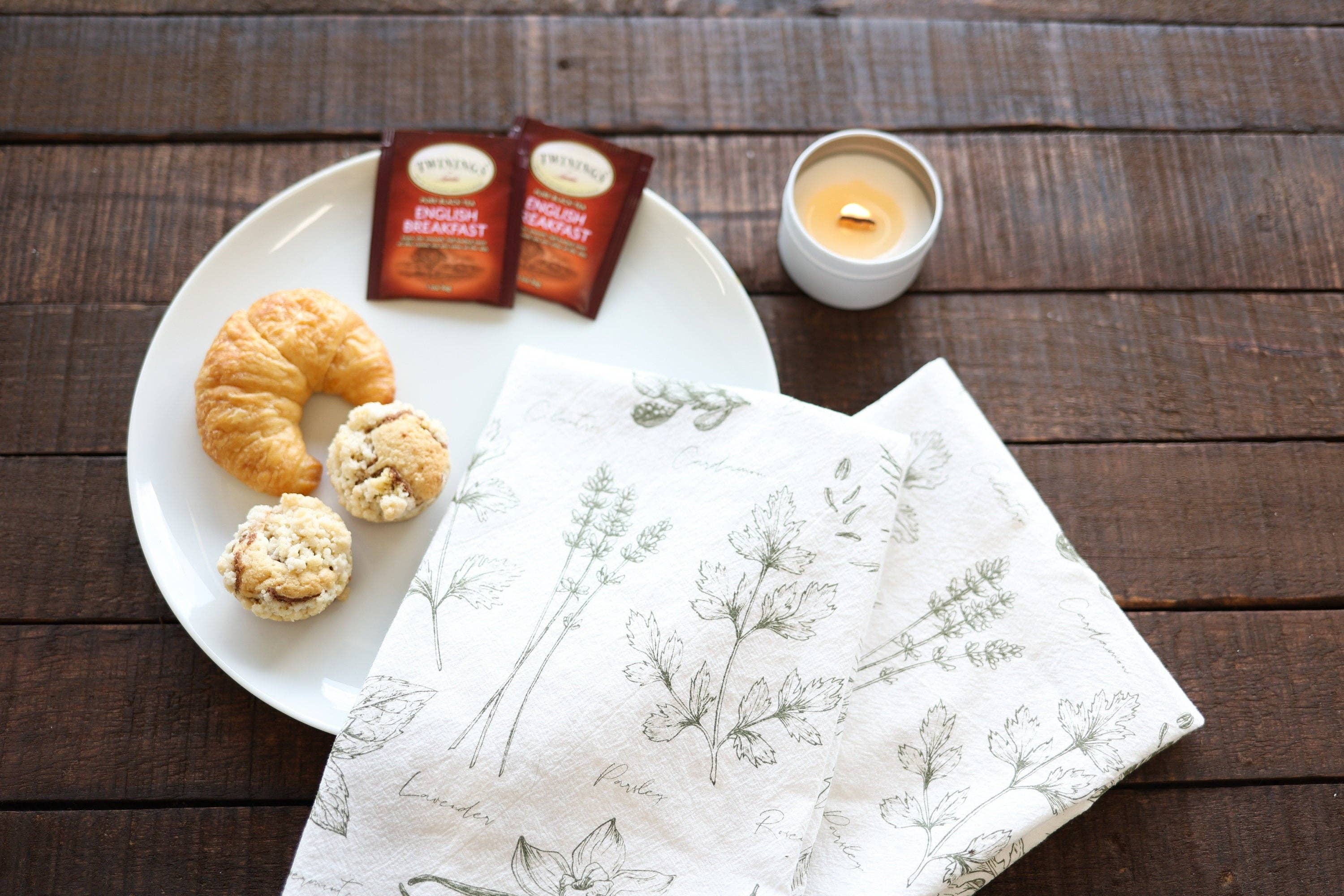 Highland Ridge  |  Handmade Home Decor - Wholesale Tea Towel - Kitchen Herbs Tea Towel9