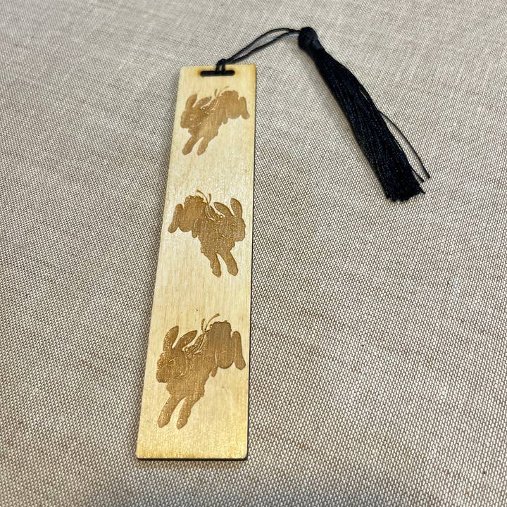 Handmade wooden bookmark - Bunny for wholesale by Carve Studio LLC