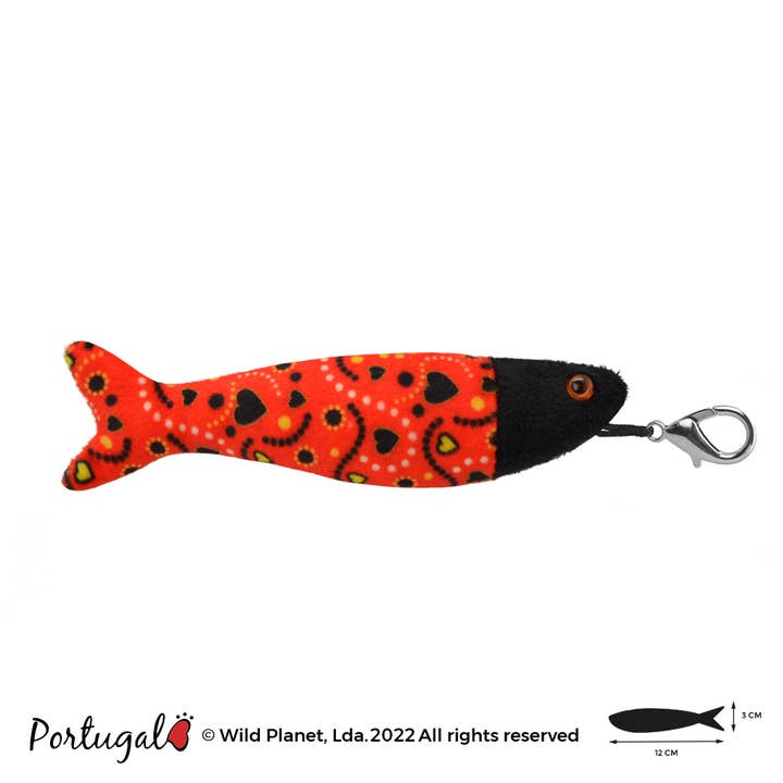 Portugal Love Sardinha Clip Plush for wholesale by Wild Planet