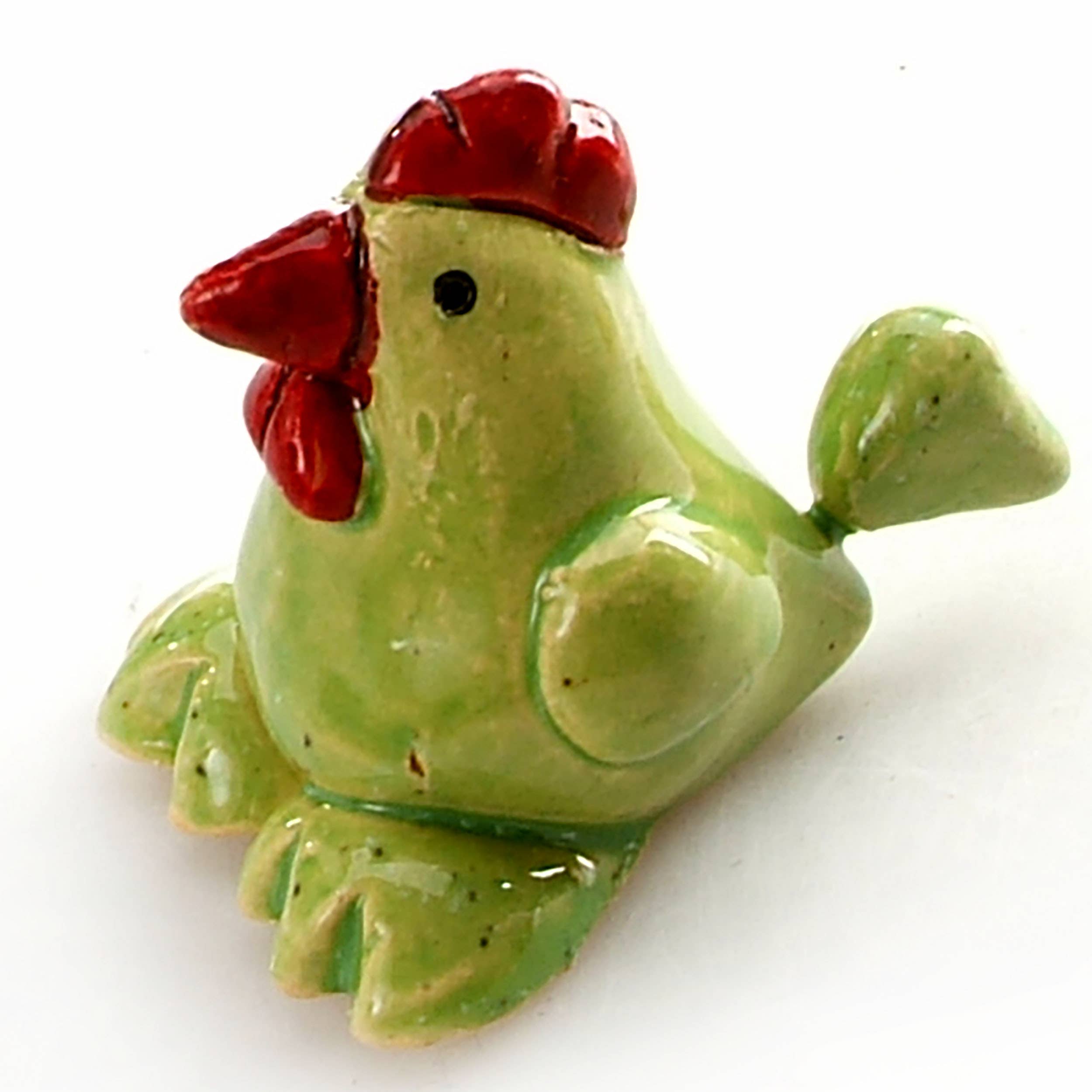 Enigma Supplies – Engroshandel Pyntefigur – Mini Cute Cockerel keramisk figur | Leveres tilfældigt2