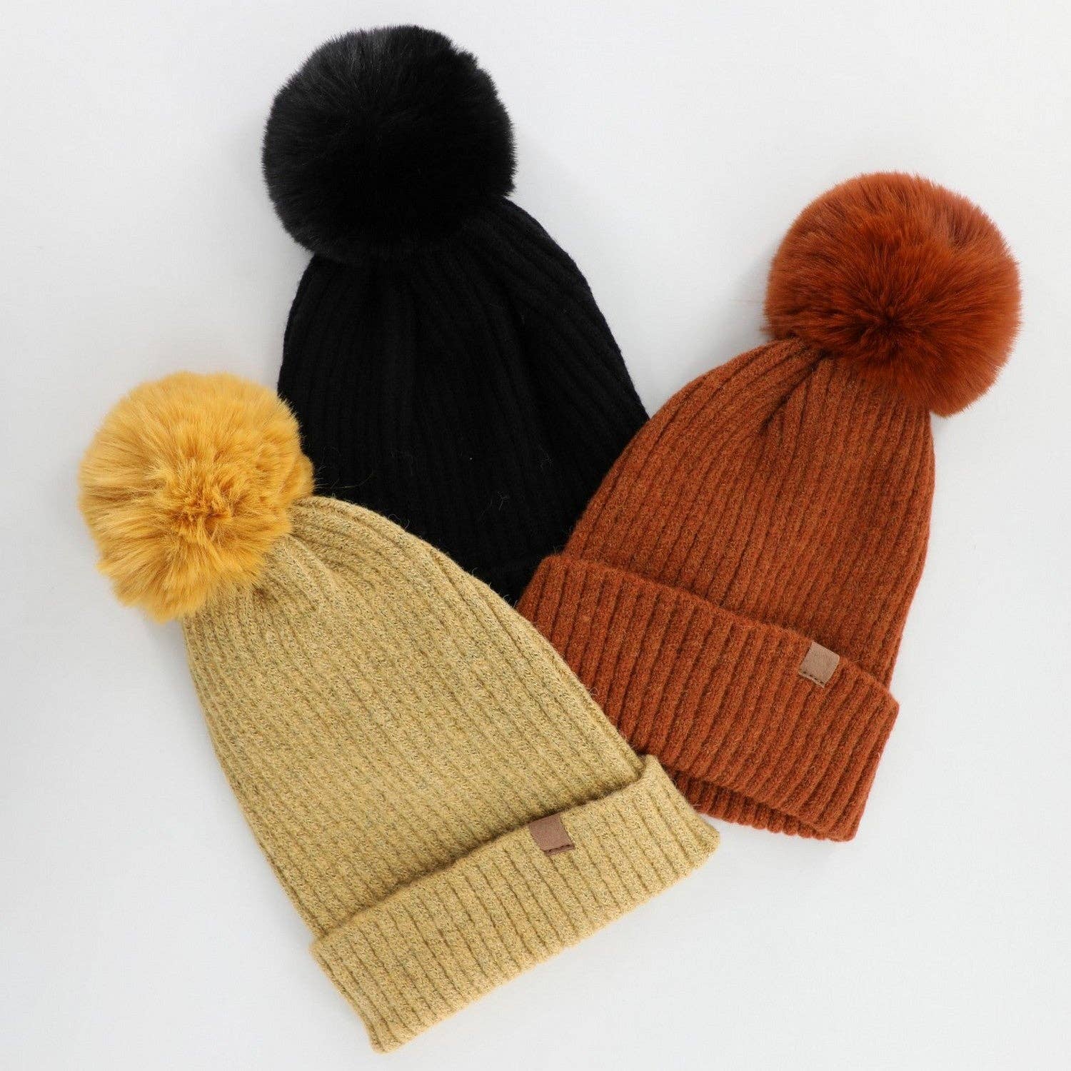 Accent Accessories - Wholesale Beanie - Women's - ARYA POM BEANIE0