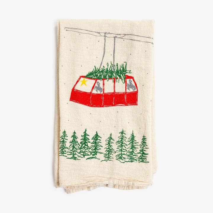 Torchon Jackson Hole Tram pour la vente par Bird and Buffalo