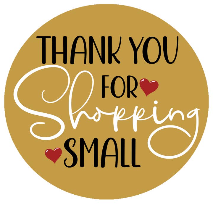 Non-Themed Small Business Packaging Stickers for wholesale by Unhinged Sticker Co.