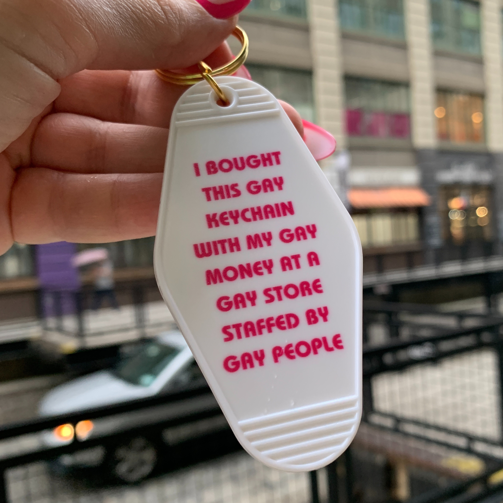 GetBullish - Wholesale Keychain - Women's - Bought This Gay Keychain With My Gay Money PRIDE Keychain 5