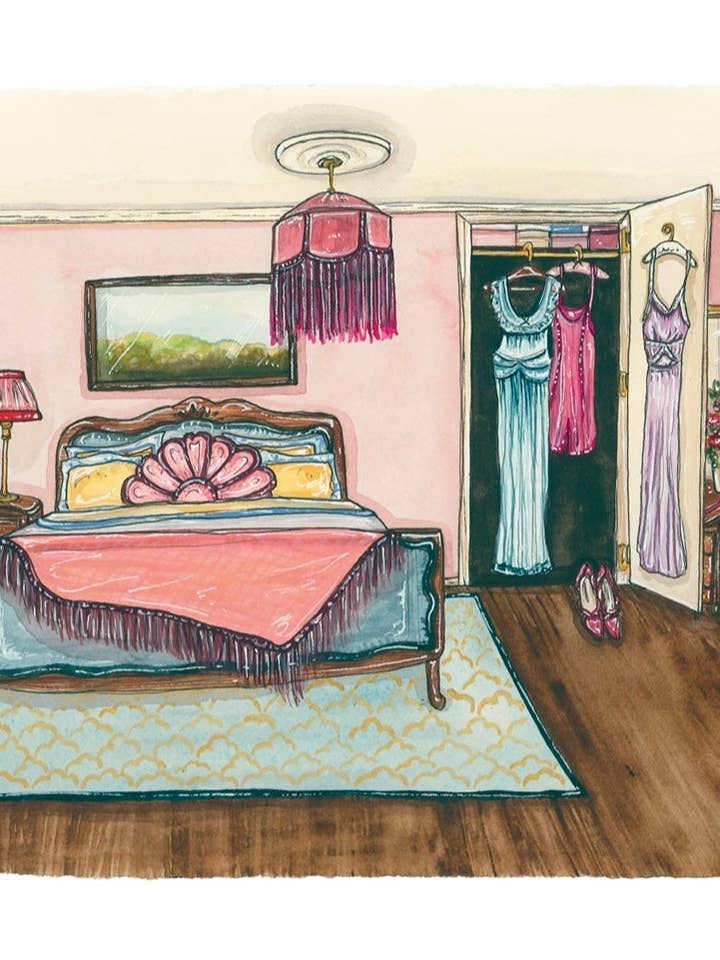 The Art of Getting Dressed Fine Art Print for wholesale by artxnikki