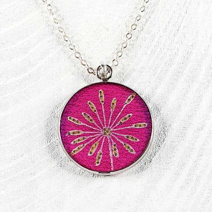 Jo Thomas Jewellery – wholesale Pendant/charm necklace – Dandelion sparklers11