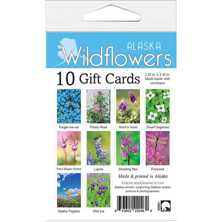 Pack de cartes-cadeaux Wildflower pour la vente par Greatland Graphics