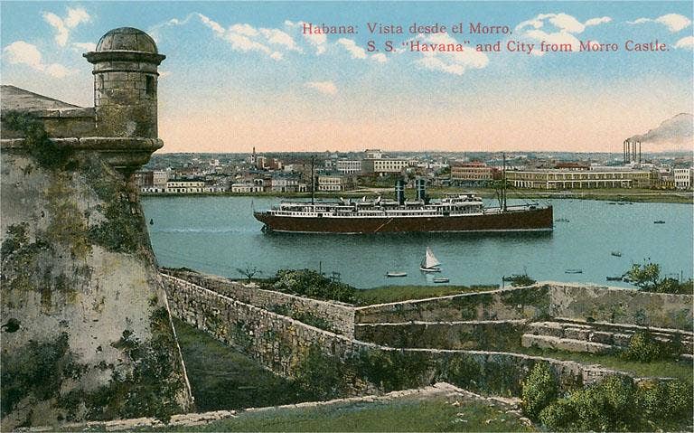 Found Image Press - Vente Cartes postales - Carte postale CU-123 Château du Morro, La Havane, Cuba0