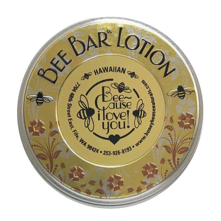 Honey House Naturals - Wholesale Solid Lotion - "Beecause I Love You" - Sentiment Bee Bar Lotion