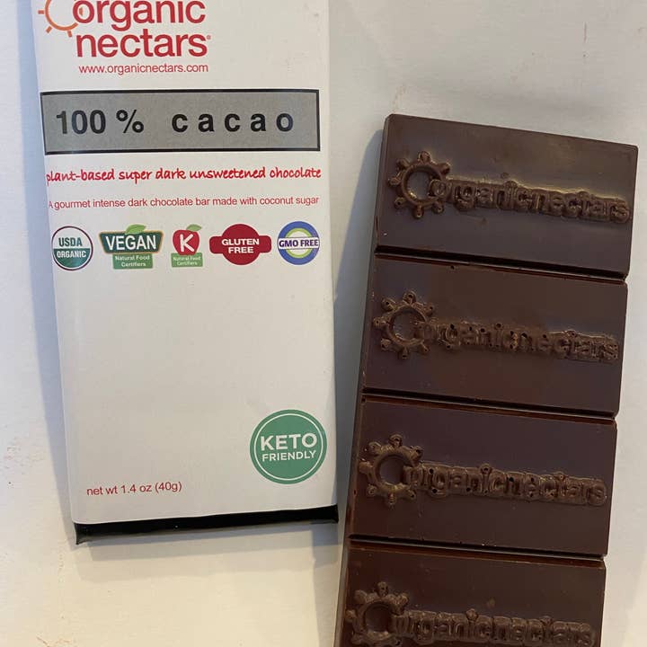 Organic Nectars – Engroshandel Chokoladebar – 100% Kakao Keto-venligChokoladebar 1,4 oz