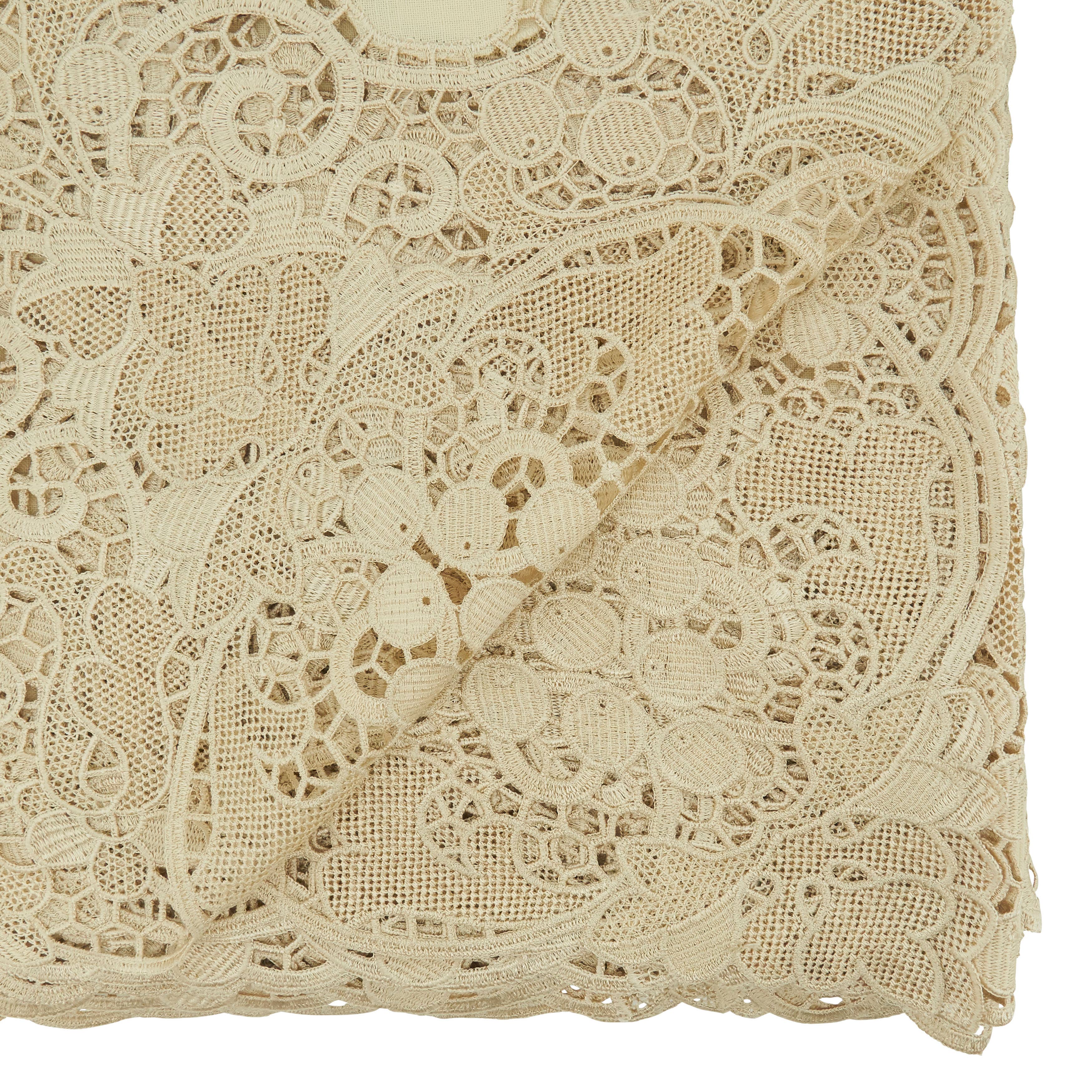 Saro Lifestyle - Wholesale Tablecloth - Lace Tablecloth2