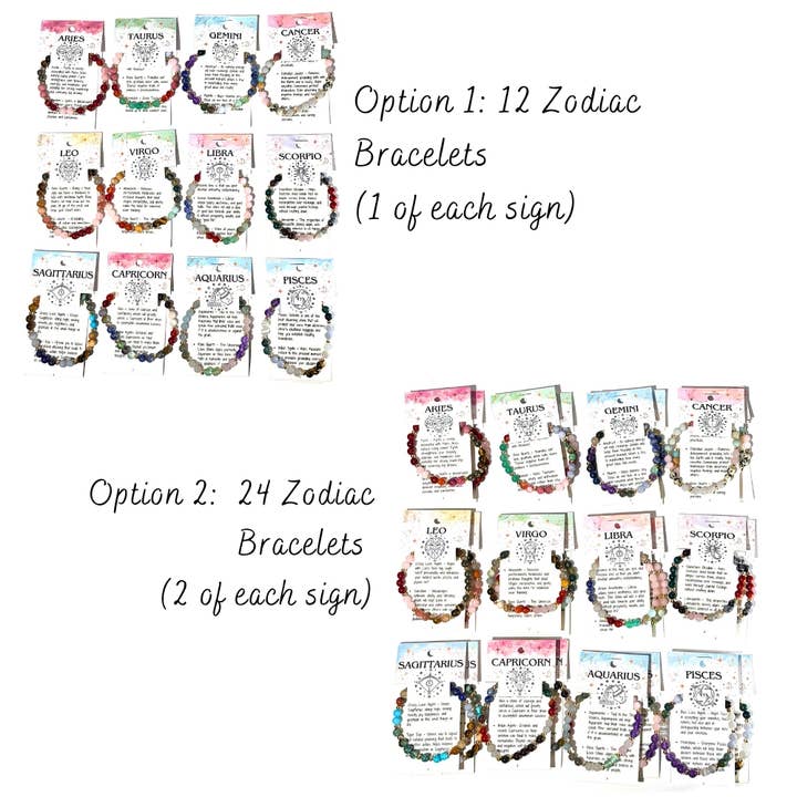 Soul Charms - Wholesale Jewellery set - Wholesale Zodiac Crystal Bracelets Starter Set10