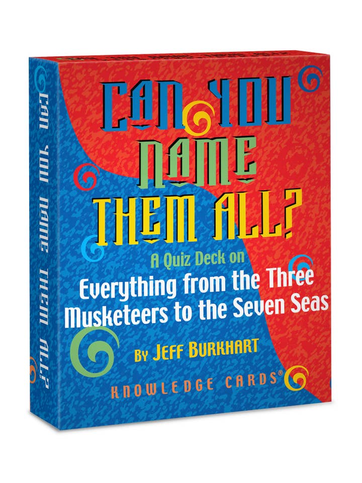 Can You Name Them All? Knowledge Cards for wholesale by Pomegranate