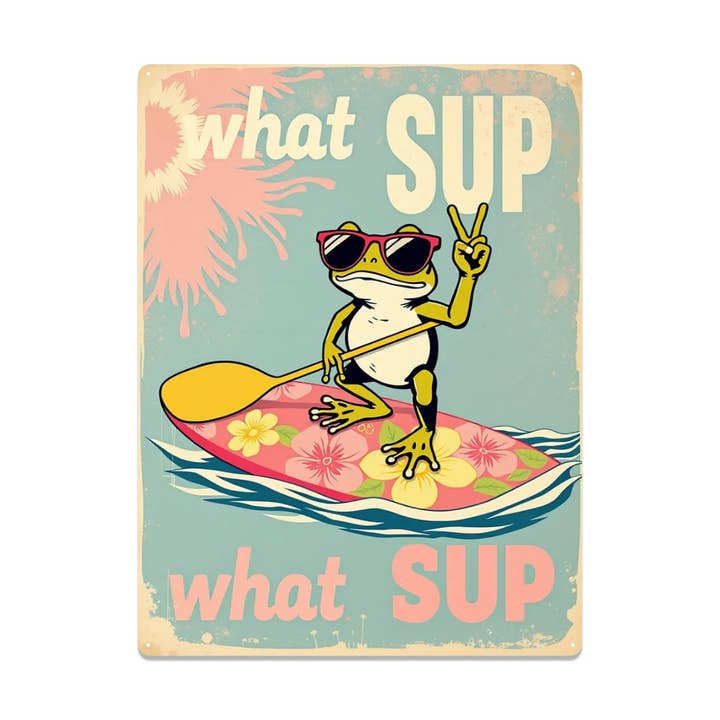 Metalen Blikplaat Bord Decor 16"x12" in SUP 4 opties voor wholesale door Sofs Designs