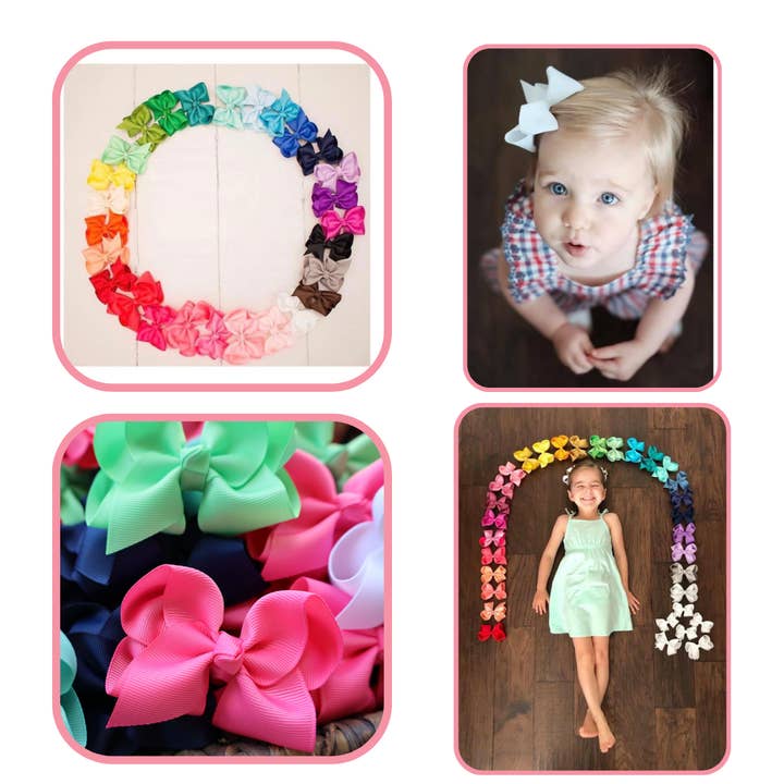 Nœud en gros-grain solide de 3 pouces pour la vente par The Solid Bow