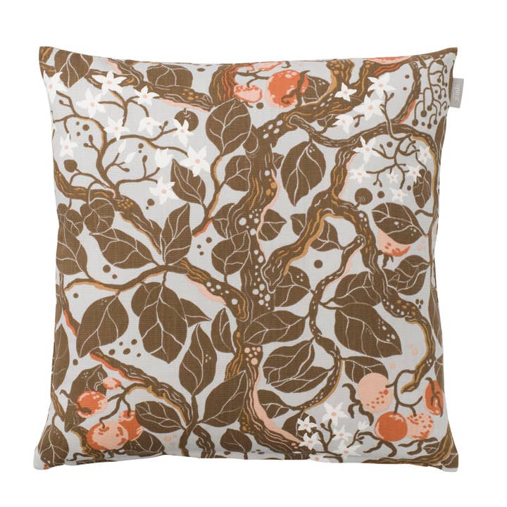 Housse de coussin VINDLA 50x50 cm - Marron pour la vente par Spira of Sweden