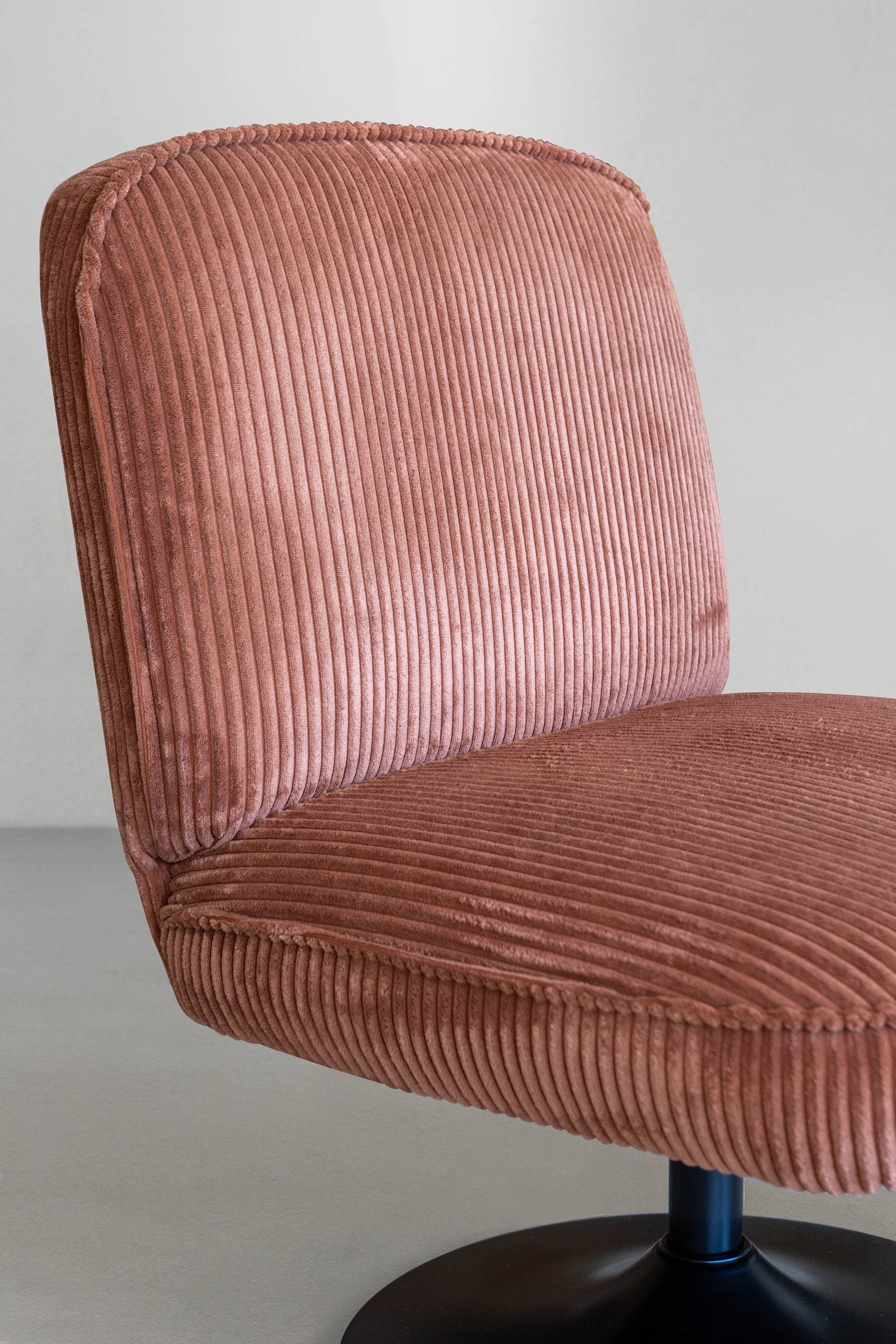 Now's Home - Wholesale Chair - TERRACOTTA FUNKY CORDUROY SWIVEL CHAIR3