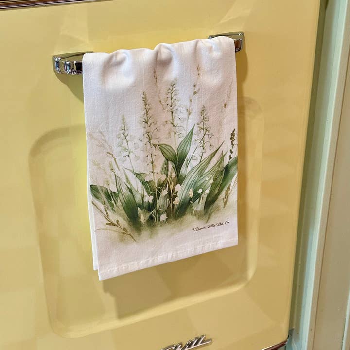 Brown Lillie – wholesale Kökshandduk – Liljekonvalj 28" Bästa Kökshandduk | 100% Ringspunnen Bomull1