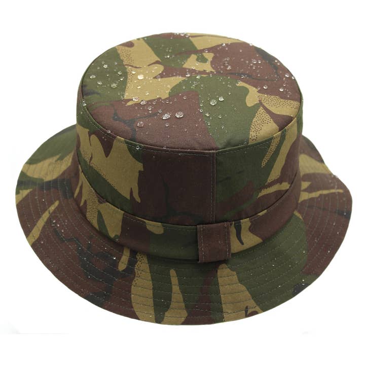 Heather Hats & Accessories – wholesale Bucket hat – Unisex – ZH266 Harland Camo Wax Bush Hat3