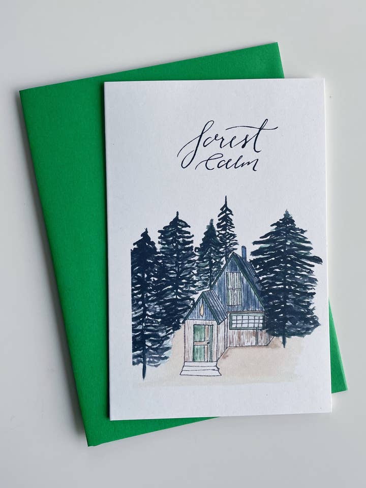 Forest calm ~ Greeting card for wholesale by StudioReta