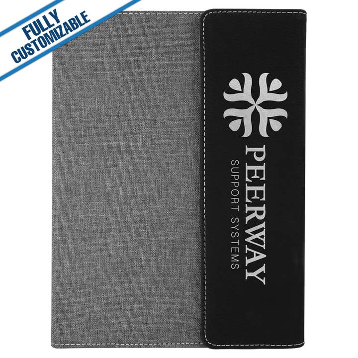 GiftWorksPlus - Wholesale Notepad - Canvas & Leatherette Portfolio & Notepad -Fully Customizable13