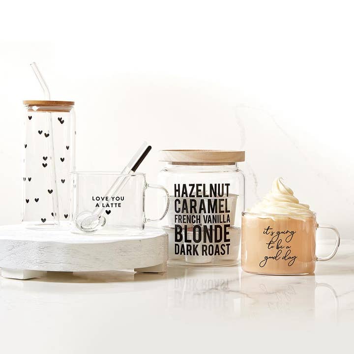 Santa Barbara Design Studio by Creative Brands - Wholesale Coffee Mug - Large Glass Mug - It's Going to be a Good Day