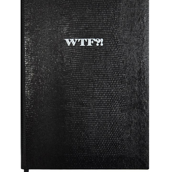 Notebooks - WTF?! - Black for wholesale on Faire