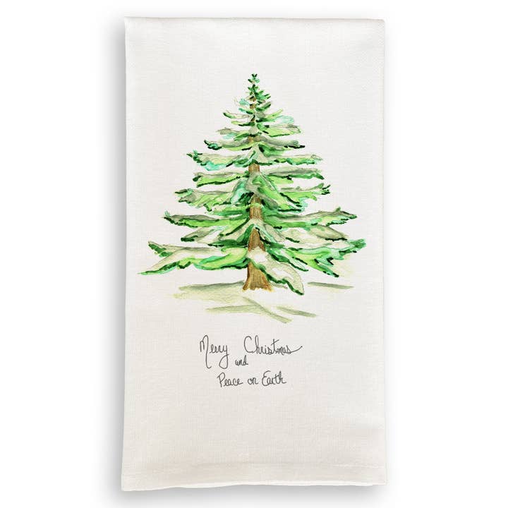 Wintery Tree with Peace On Earth for wholesale by French Graffiti