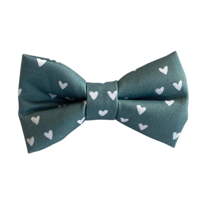 Gröna Hjärtan Hundhalsband Fluga av Duke & Fox för wholesale av Duke & Fox