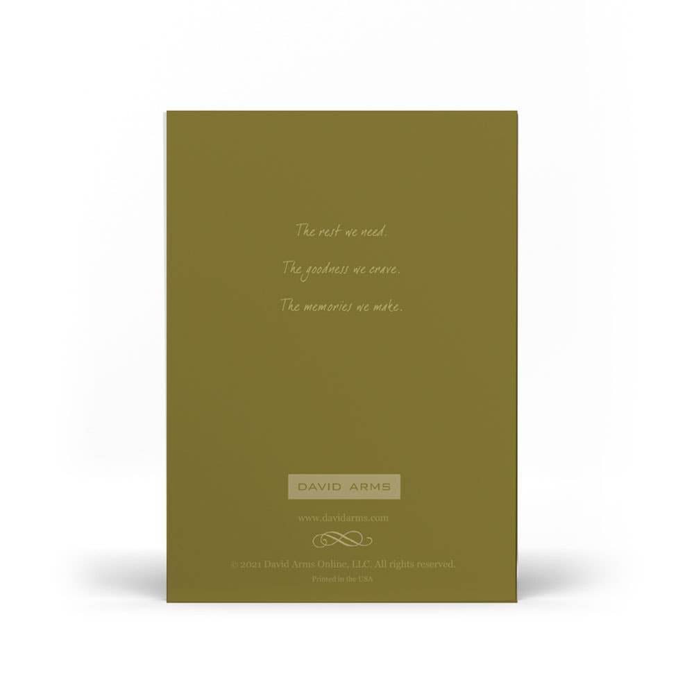 David Arms - Wholesale Season's Greetings Card - “Comfort & Joy” Christmas Card2