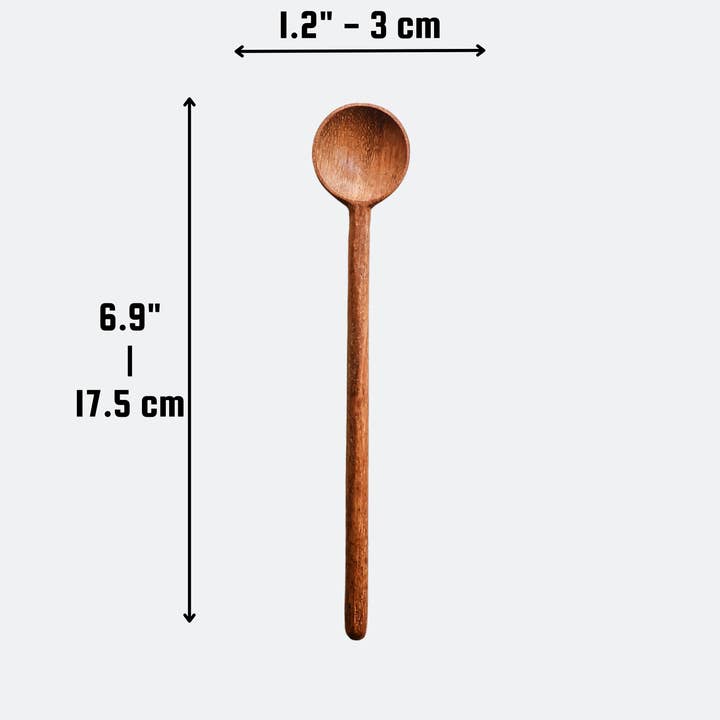 194 Craft House - Vente Cuillère doseuse - Cuillères à café/thé en bois sculptées à la main - Cuillères à mesurer1