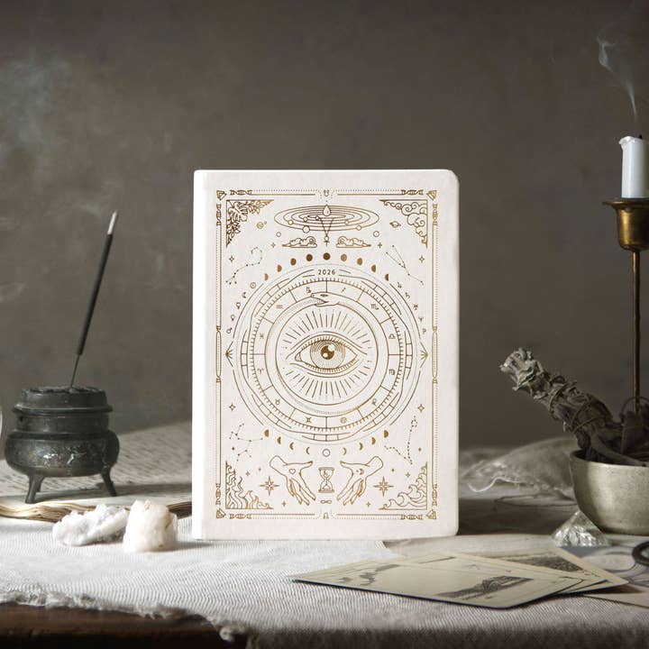2026 Astrological Planner - White for wholesale by Magic of I.