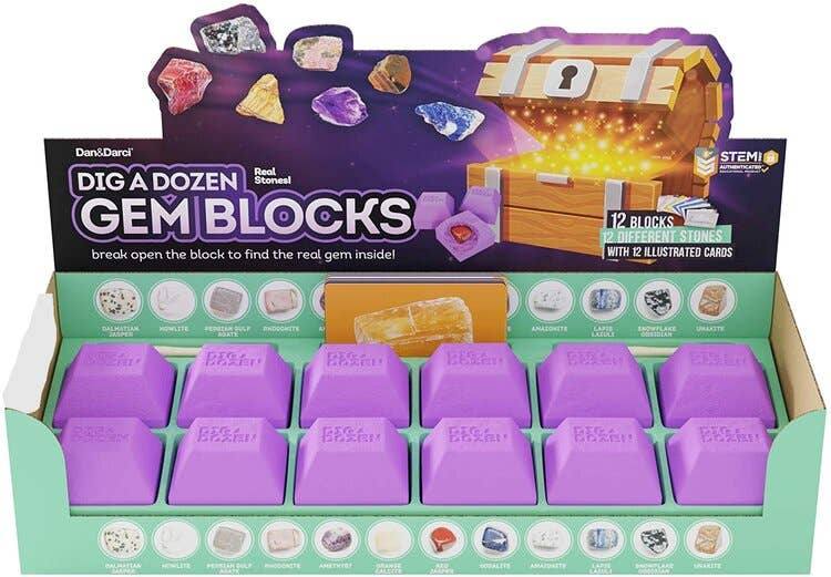 Dan&Darci - Wholesale Toy Set - Kids - Dig a Dozen Gem Blocks4