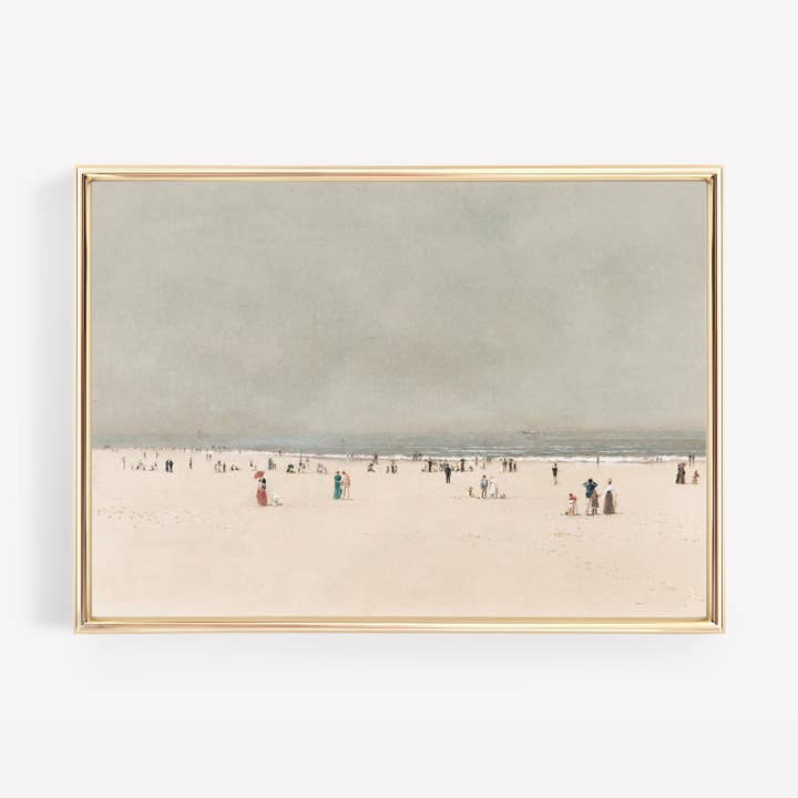 Vintage Muted Beach Wall Art Print | Summer Home Decor for wholesale by KIKIANDNIM