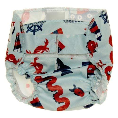 Doll Diapers from Nicki's Diapers - Nautical Nessie for wholesale by Nicki's Diapers (Planetwise Wholesale)