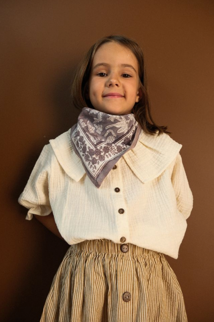 SO FAMILY - Wholesale Scarf - Kids - Calcutta Grey Kids Scarf0
