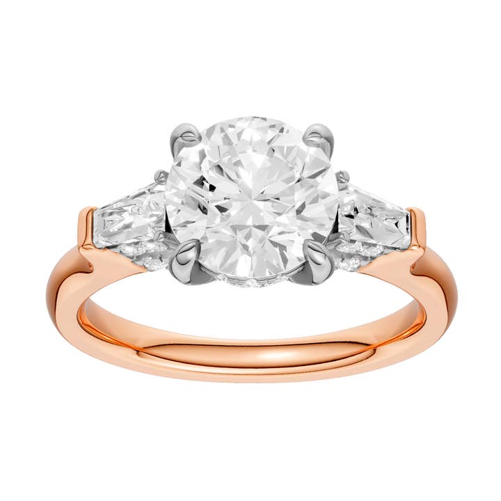 2,50ct Ronde Gecertificeerde Lab Diamanten Ring voor wholesale door White Rock