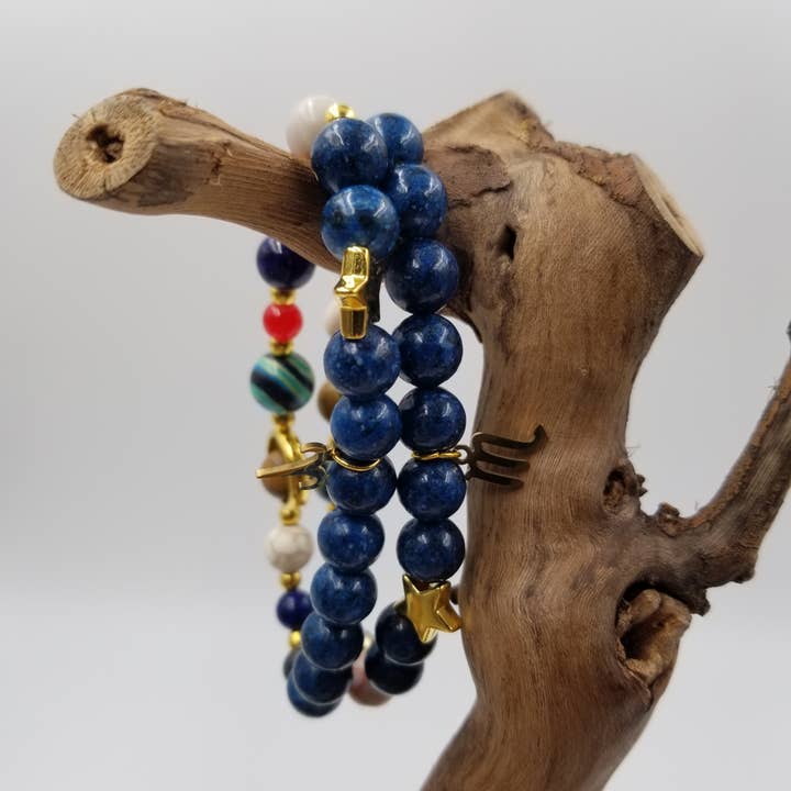 Constellation Natural Stone Bead Planet Universe Bracelet for wholesale by CHAKRA JEWELRY