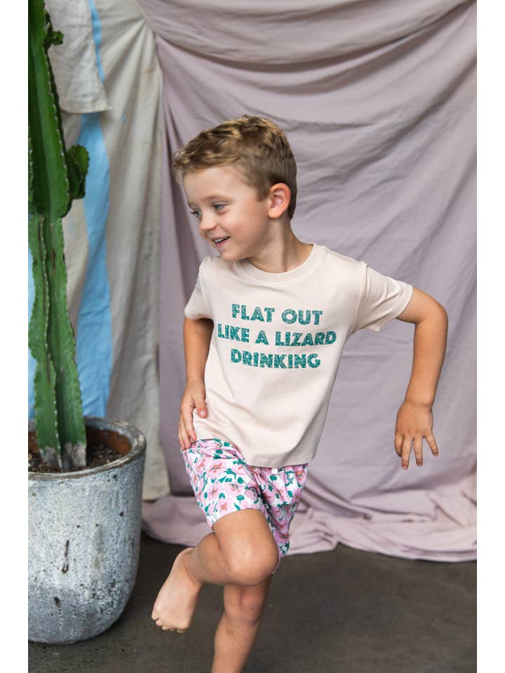 Pearson & Pearson - Wholesale Screen-printed t-shirt – Kids - Theo-T-shirt-Almond2