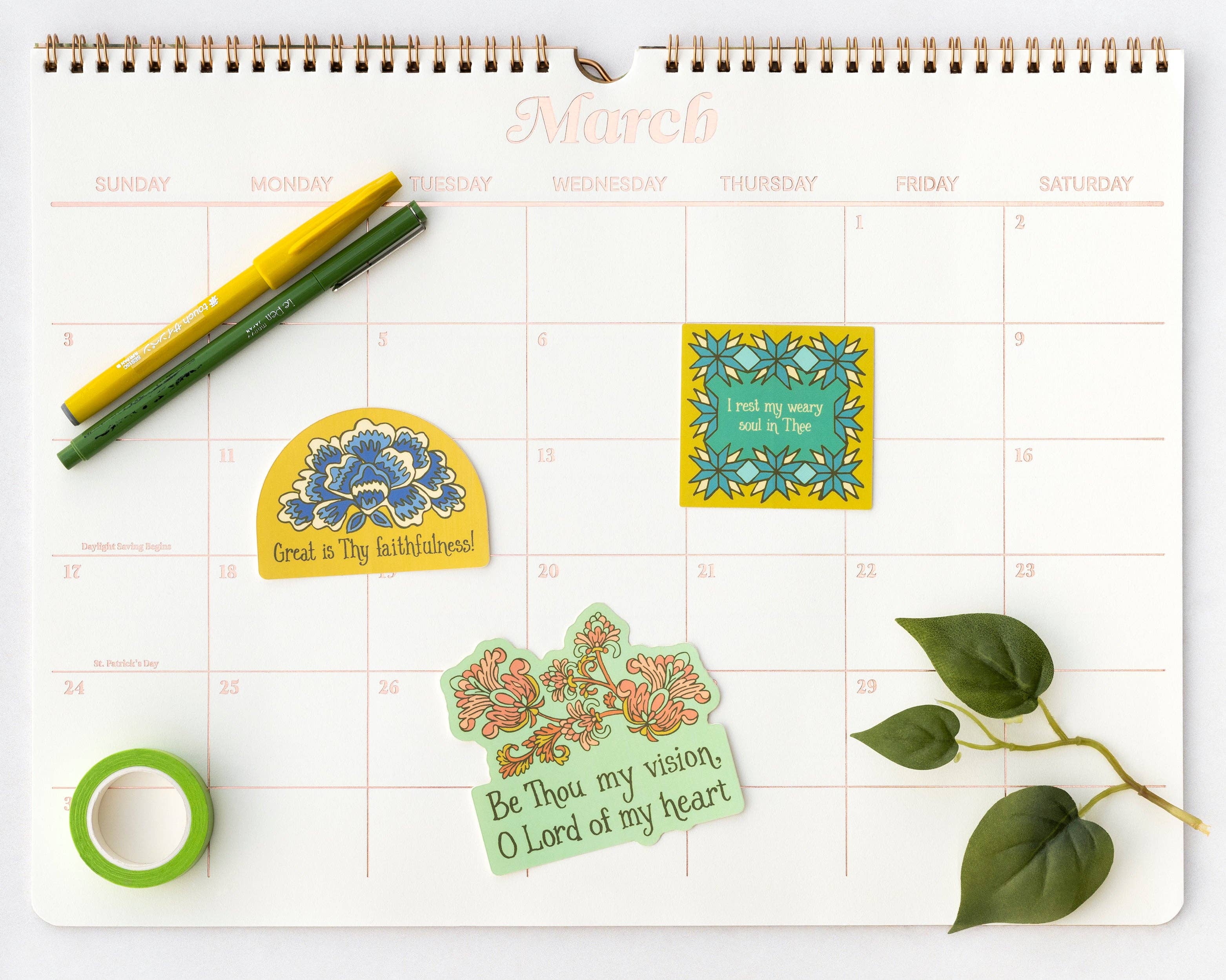 Little Things Studio - Wholesale Sticker - Great Is Thy Faithfulness Hymn Sticker3