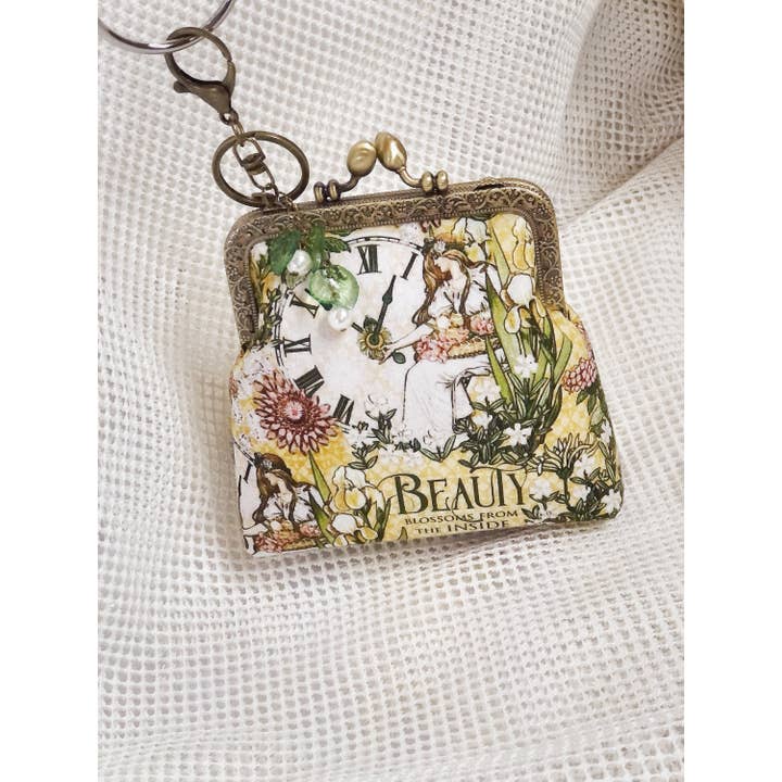 LeisTextileStudio - Wholesale Coin Purse - Women's - Mucha Art Kiss Lock Coin Purse Mini Clutch Cardholder2